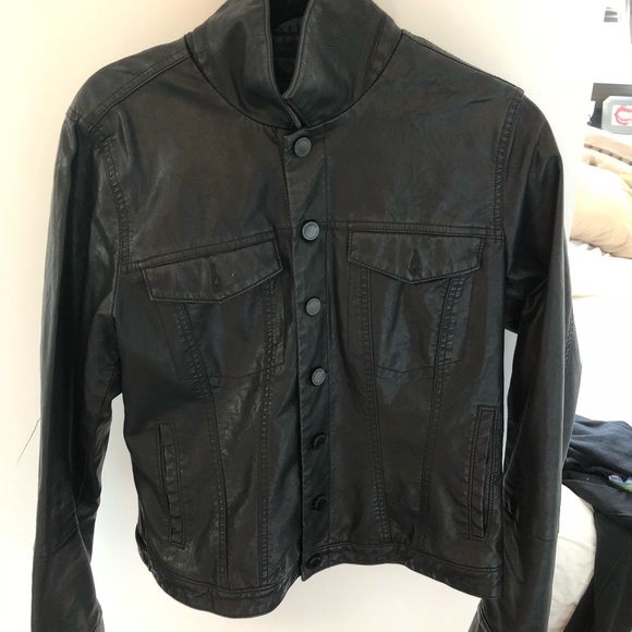 Blank NYC black began leather jacket - Picture 2 of 4